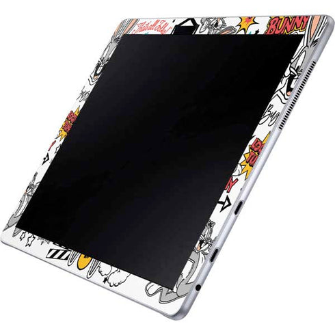 Looney Tunes Bugs Bunny Patches Galaxy Book 12in Skin